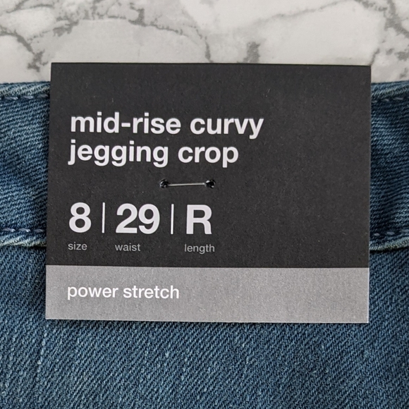 Mossimo Denim Curvy Jegging Crop NWT - Picture 6 of 7